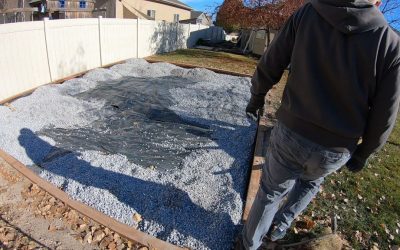 Creating a Gravel Shed Base